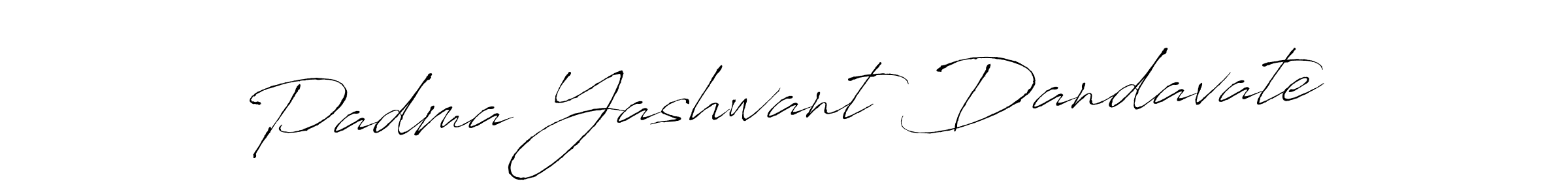 Make a beautiful signature design for name Padma Yashwant Dandavate. Use this online signature maker to create a handwritten signature for free. Padma Yashwant Dandavate signature style 6 images and pictures png